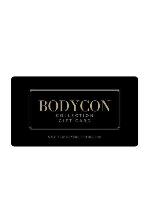 Woman wearing a figure flattering Bodycon Collection - Gift Card Bodycon Collection