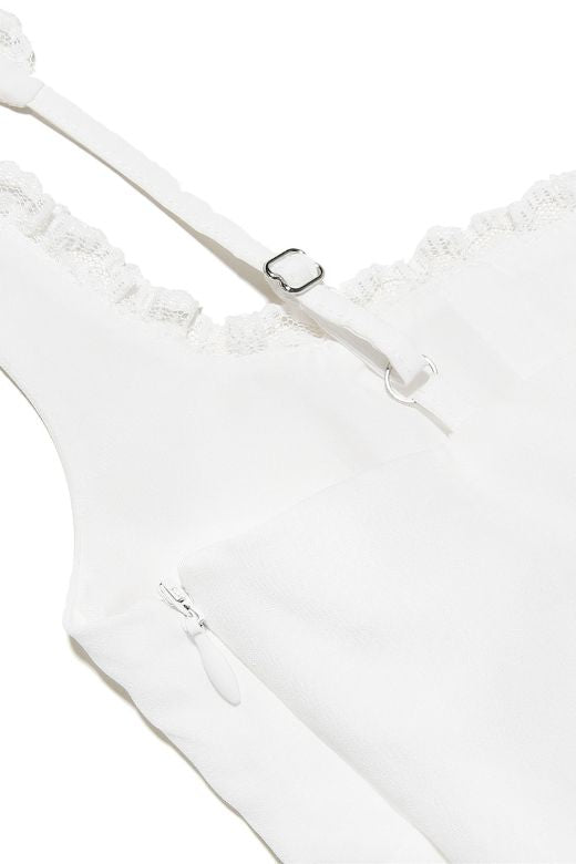 Woman wearing a figure flattering Adelyn Bodycon Mini Dress - Classic Black BODYCON COLLECTION