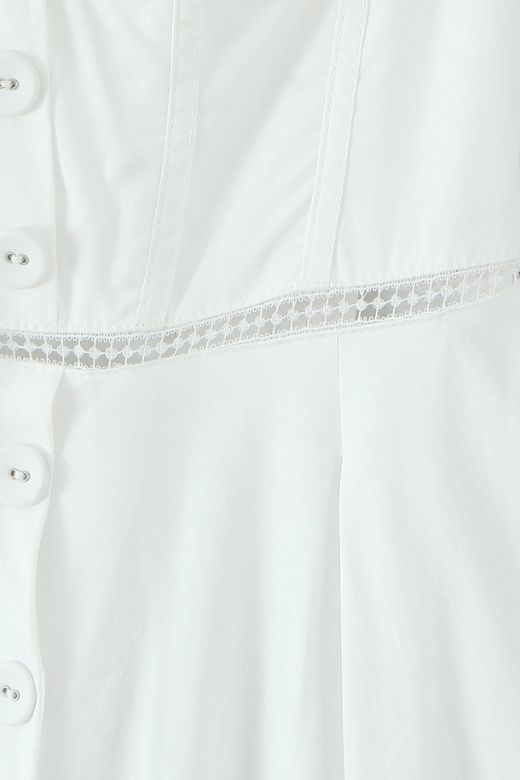 Woman wearing a figure flattering Holland Top and Midi Skirt Set - White Pearl BODYCON COLLECTION Pty Ltd