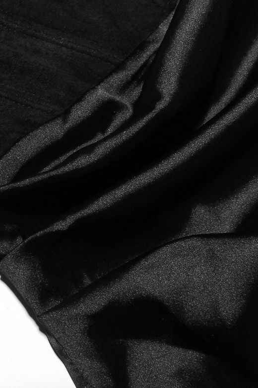 Woman wearing a figure flattering Hope Bodycon Wrap Maxi Dress - Classic Black BODYCON COLLECTION