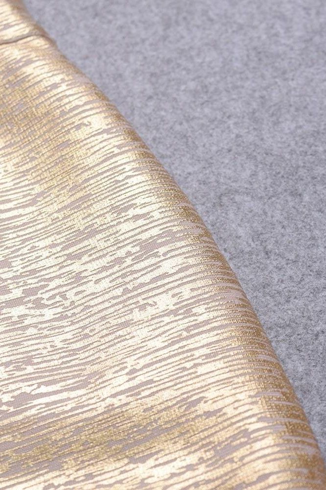 Woman wearing a figure flattering Pencil High Waist Bandage Midi Skirt - Gold BODYCON COLLECTION