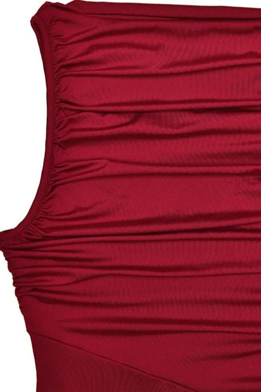 Woman wearing a figure flattering Saint Bodycon Wrap Maxi Dress - Chocolate Brown BODYCON COLLECTION Pty Ltd