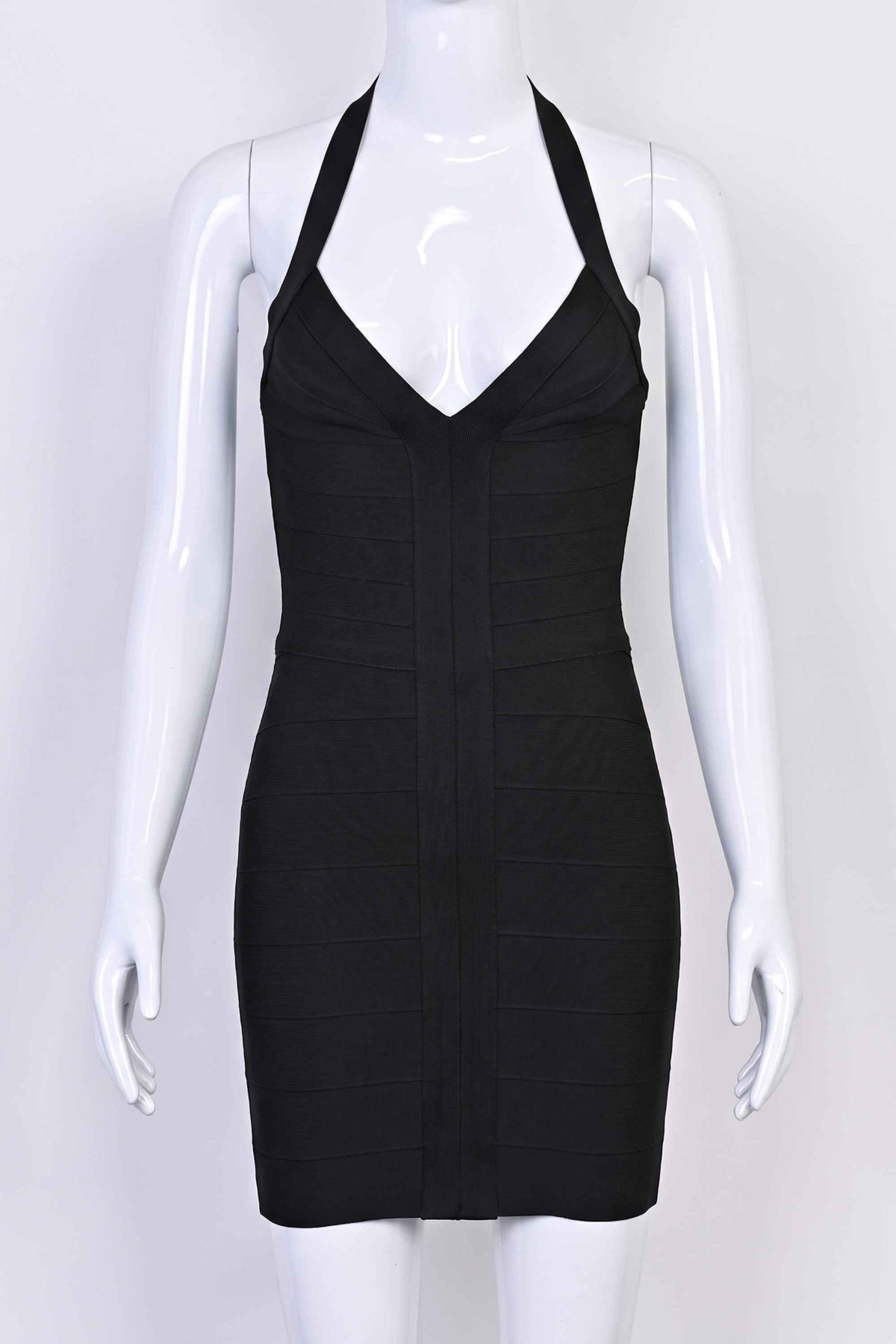 Jenna Bandage Mini Dress - Classic Black