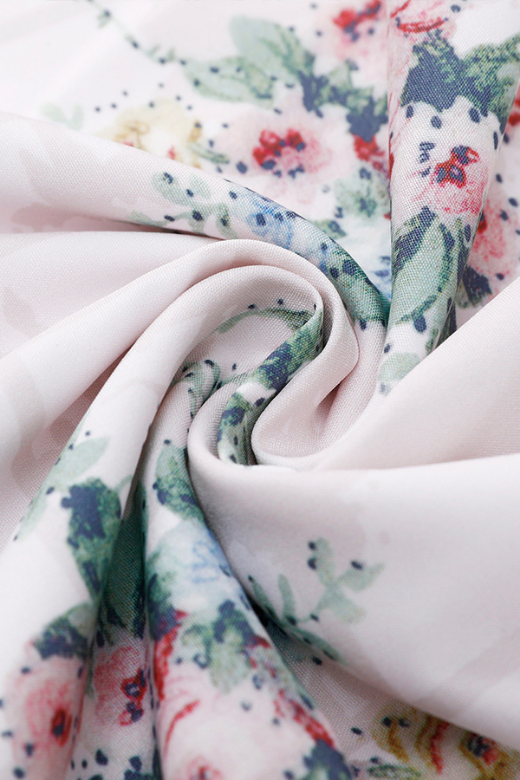 Woman wearing a figure flattering  Tasmin Midi Dress - Beige Cream (Sale) BODYCON COLLECTION