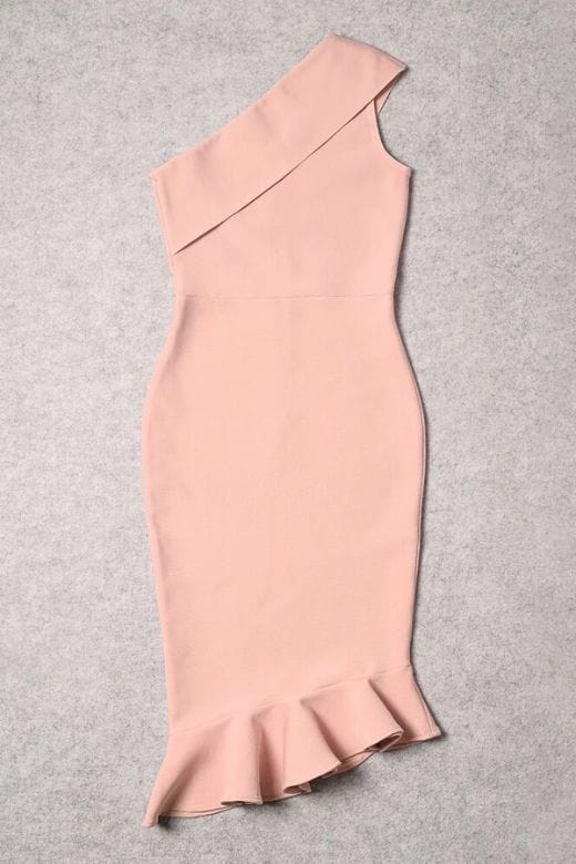 BODYCON COLLECTION Avery Bandage Dress - Dusty Pink Womens Dresses and Apparel Online